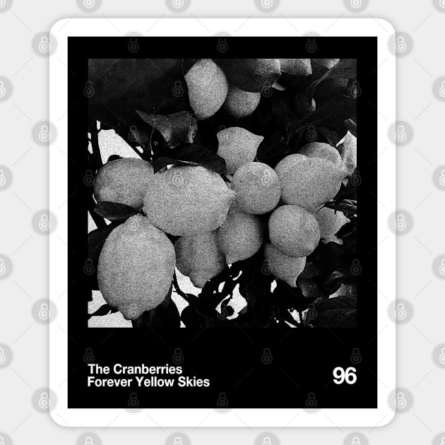 The Cranberries / Minimalist Pantone Graphic Magnet by solutesoltey